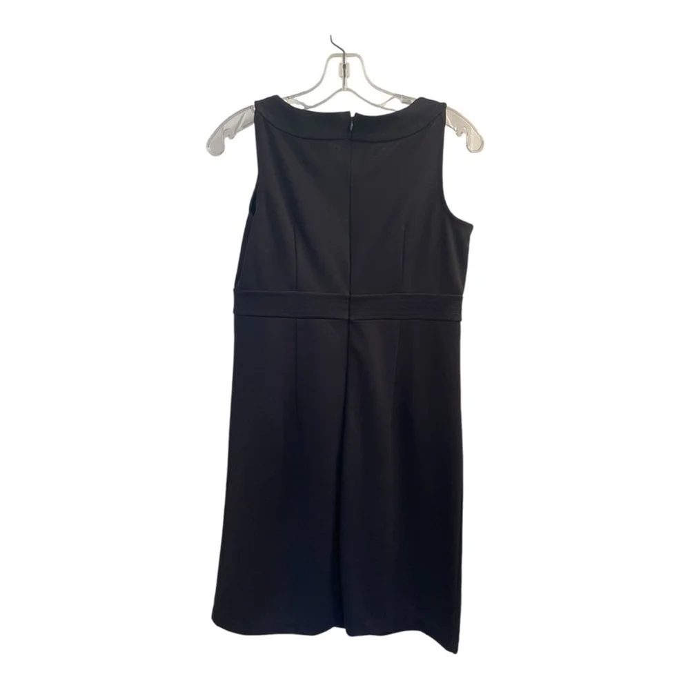 Petite Loft classic black dress sz 4P excellent used condition - Picture 3 of 3